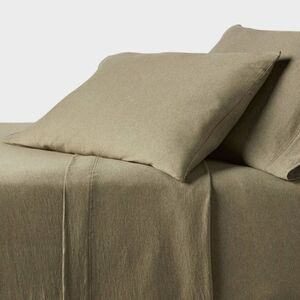 Threshold -  Cotton Jersey 4PC Sheet Set Soft Comfort Green